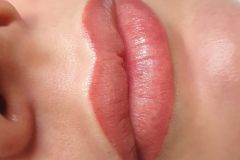 Lippenmodellierung-Vollschattierung